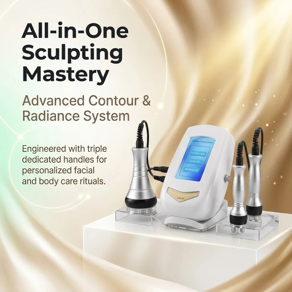 Máquina de Masaje de Radiofrecuencia Facial y Corporal con Cavitación Ultrasónica 40K, para Adelgazar, Moldear el Cuerpo y Quemar Grasa, Venta Caliente 2026