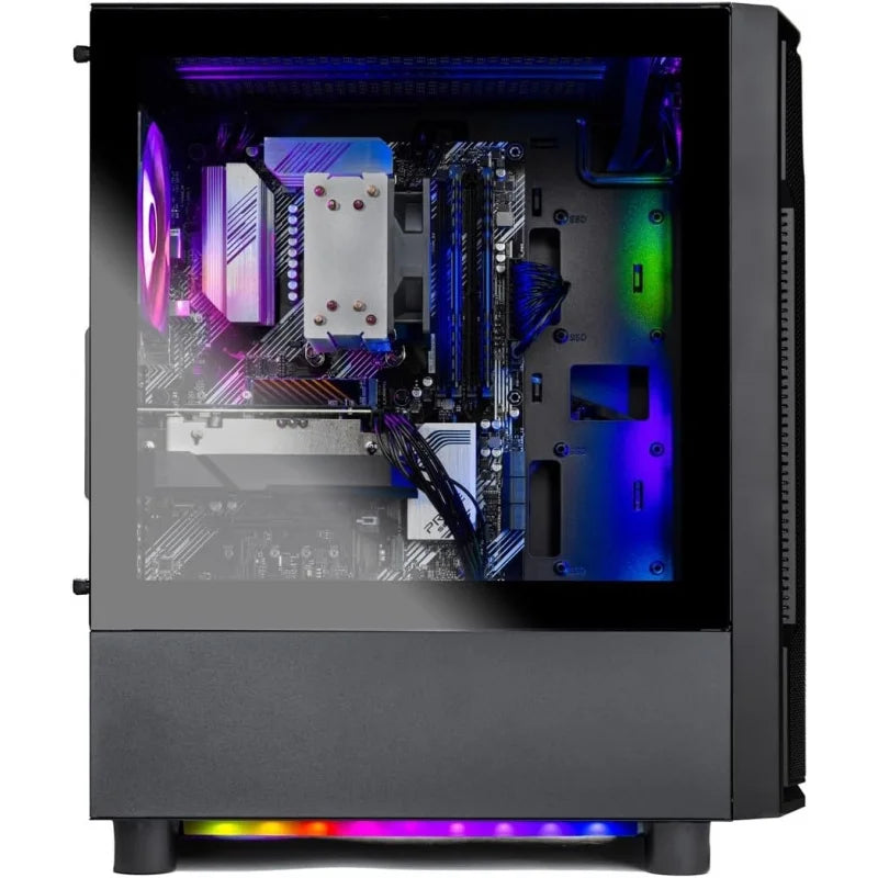 PC de Escritorio para Juegos Shadow, Ryzen 5 9600X 3.9 Ghz (5.4GHz Turbo), RX 9060 XT 8GB, SSD NVMe Gen4 de 1TB, 16GB de RAM DDR5 600