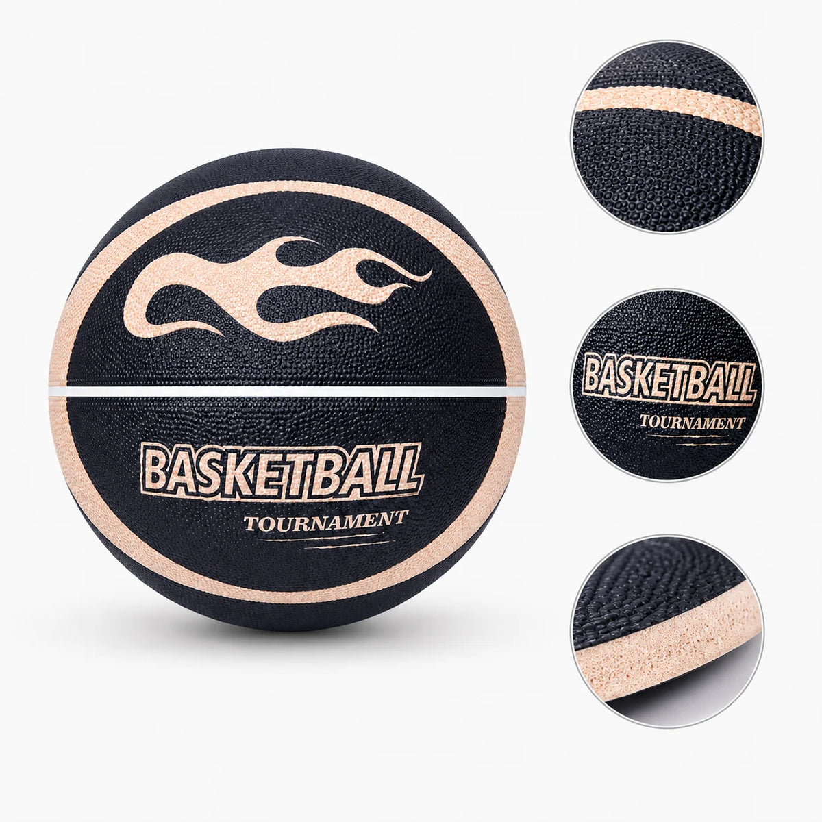 Balón de Baloncesto Silencioso para Interiores – Morado Talla 7, Agarre Suave, Antiruido, Entrenamiento para Niños y Adultos, Balón de Baloncesto de Goma Resistente para el Hogar e Interiores