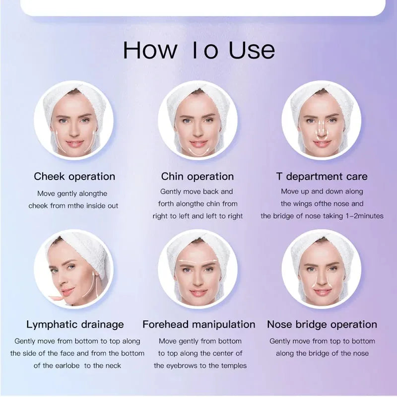 Mini Máquina HIFU de Uso Doméstico, Dispositivo de Rejuvenecimiento Facial con Radiofrecuencia, LED y Ultrasonido, Masajeador Antiarrugas para Rostro, Cuello, Ojos y Barbilla