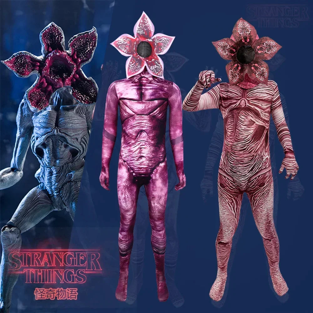 Cannibal-mono de flores para Festival de Halloween, traje de Cosplay de terror para niños y adultos, ropa de historia extraña