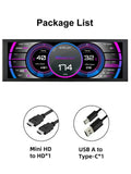 Mini Monitor HD de 7,84 pulgadas USB-C IPS pantalla LCD de barra estirada para ordenador portátil Aida64 CPU GPU monitoreo pantalla secundaria