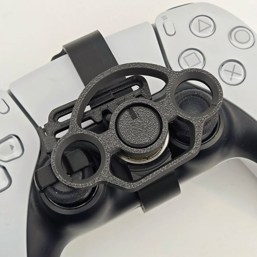 Mini volante de impresión 3D para mando de PS5, simulador auxiliar de carreras, accesorios para mando de PlayStation 5