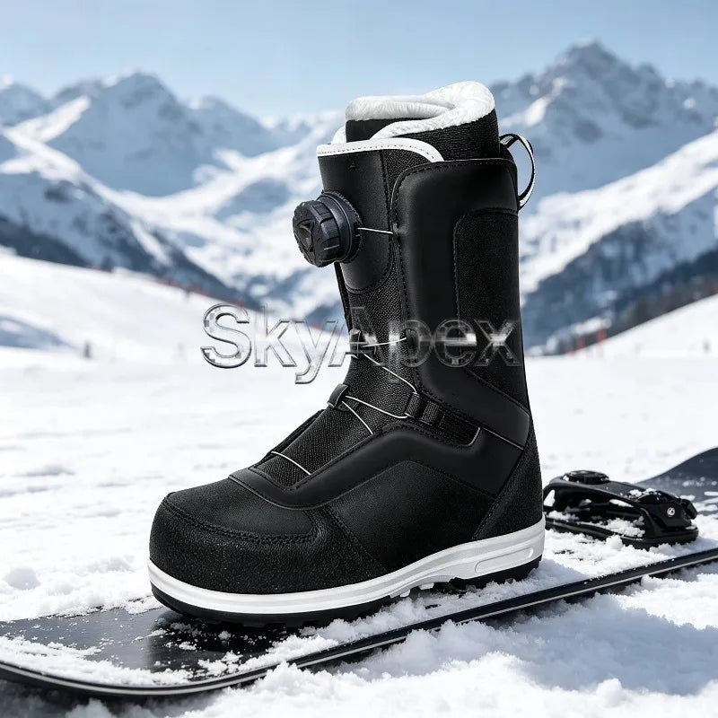 Botas de Snowboard Impermeables y Cálidas de Alta Rigidez para Carving, Deportes de Nieve de Invierno, Esquí de Montaña y Descenso para Adultos