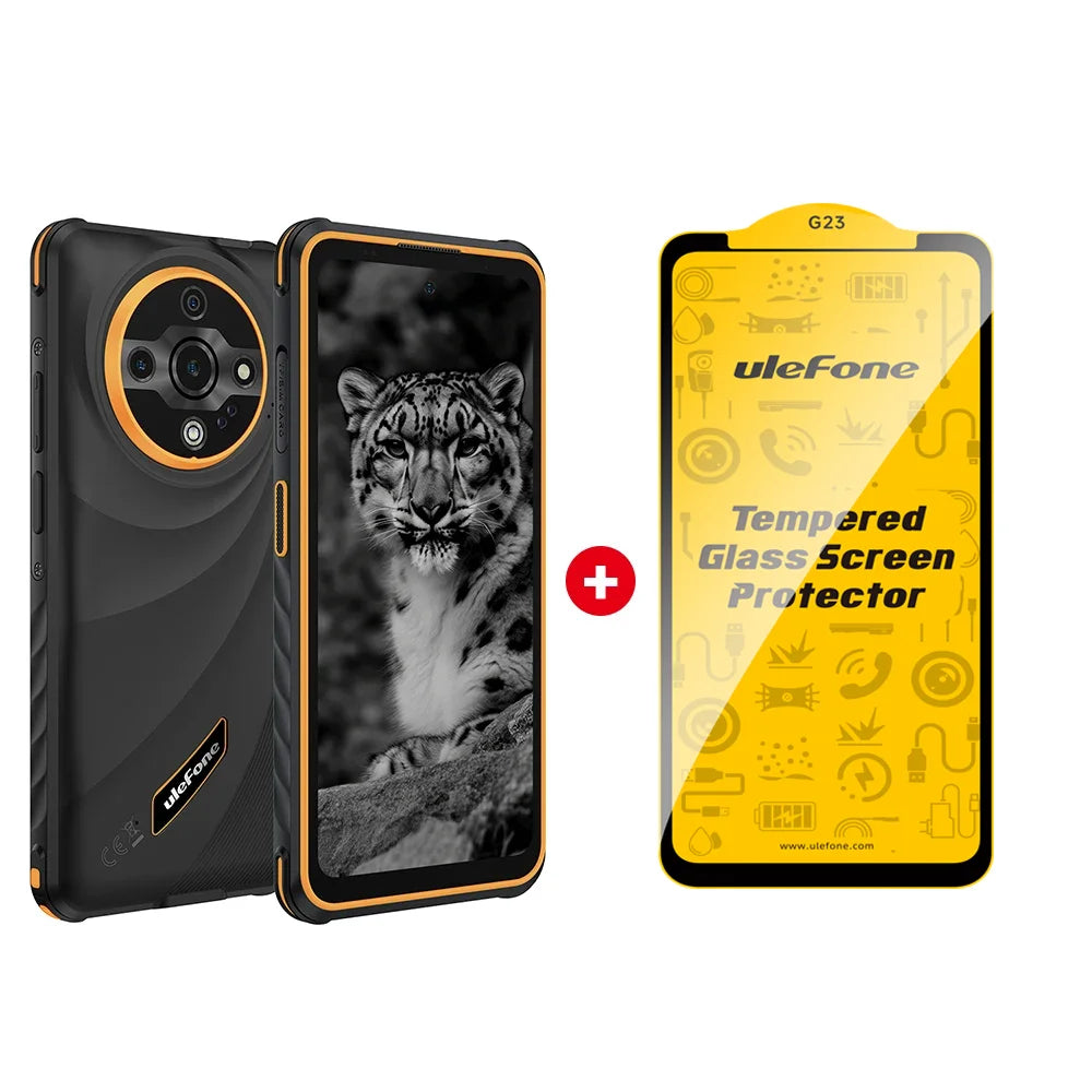Teléfono robusto Ulefone Armor X31, 6.56'', 12 GB RAM + 128 GB ROM, cámara nocturna de 48 MP, Android 14, NFC, emisor de infrarrojos, smartphone 4G, versión global