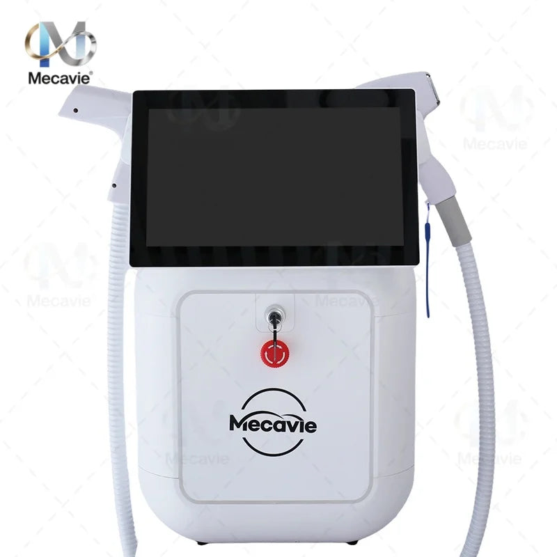 Máquina Láser Diodo + Pico 2 en 1 Mecavie – Tecnología FAC Lens con Enfriamiento de Punto Frío de 4 Longitudes de Onda – Depilación Indolora y Eliminación de Tatuajes para Todos los Tonos de Piel – 755/808/940/106