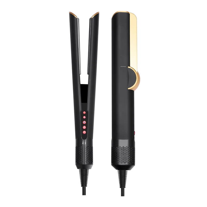 Secador de Pelo y Plancha de Pelo 2 en 1 Profesional, Herramienta de Peinado Eléctrica con Enchufe Europeo para Uso en Casa o Salón