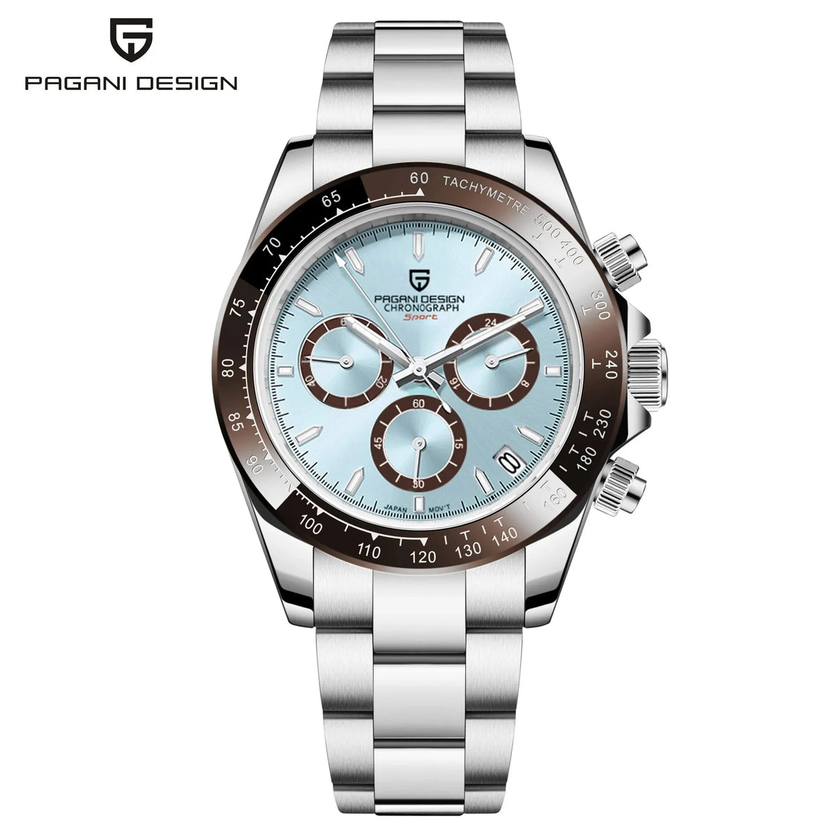 PAGANI DESIGN 2026 Nuevo Reloj de Cuarzo para Hombre de Lujo en Oro Rosa, Reloj de Pulsera Deportivo con Cronógrafo e Impermeable 100M para Hombre