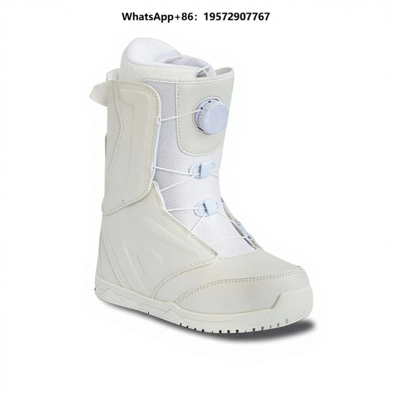 Botas de Snowboard para Hombre y Mujer, Impermeables, Cálidas, con Diseño Floral, para Esquí al Aire Libre
