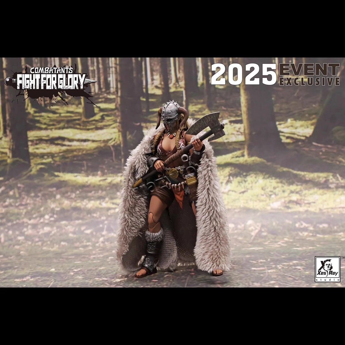 Nuevo en Stock 2025: Figura Original 1/12 XesRay Fight for Glory, Combatientes, Edición Exclusiva del Evento 2025, Figura de Acción Dorada, Modelo de Juguete