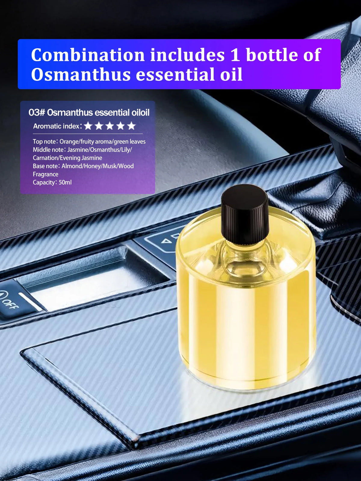 Difusor de aroma de coche recargable, aceite esencial aromático, luces coloridas, luces románticas de cielo estrellado, regalo de dormitorio