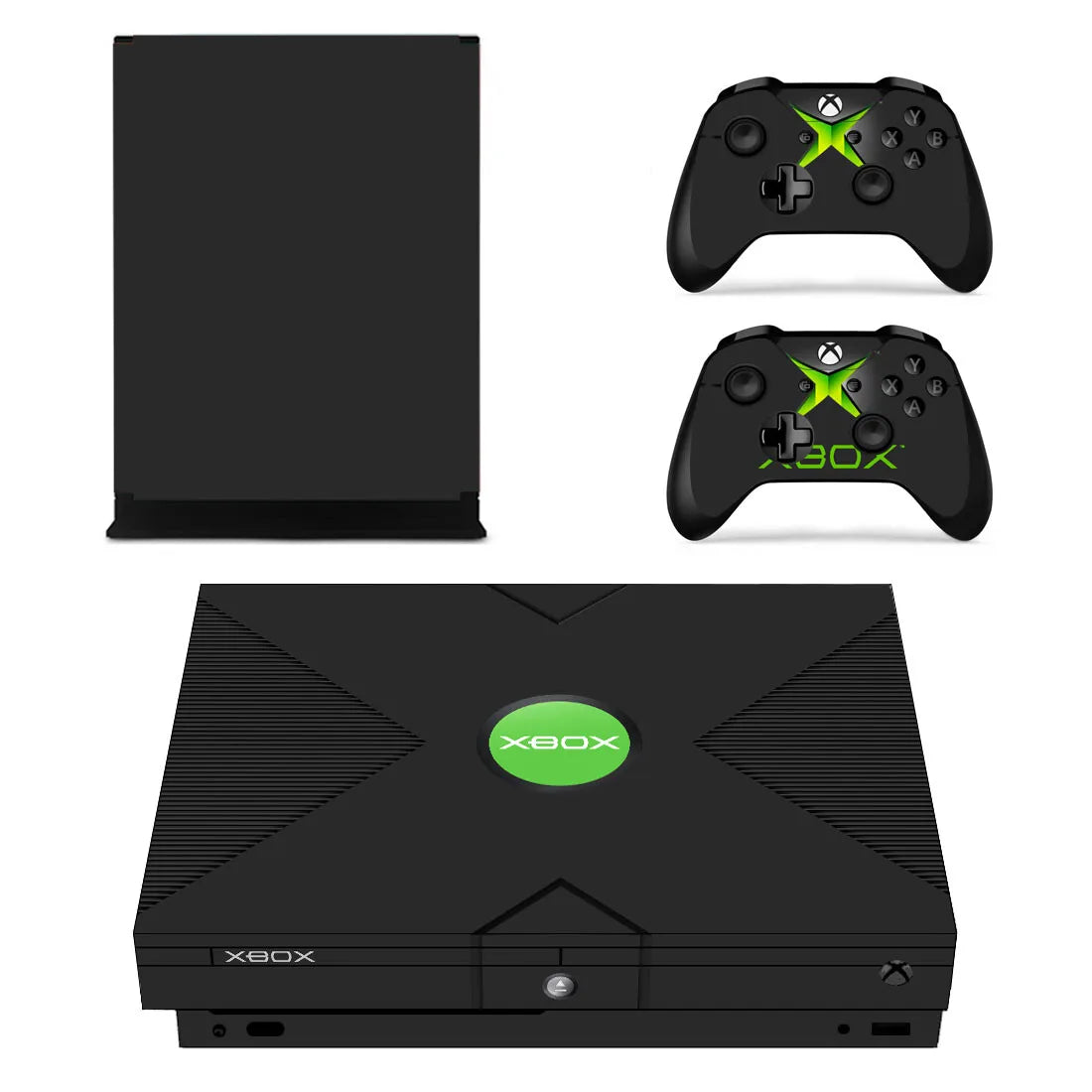 Personalización, diseño personalizado, vinilos adhesivos para cubrir completamente la consola y el mando de Xbox One X