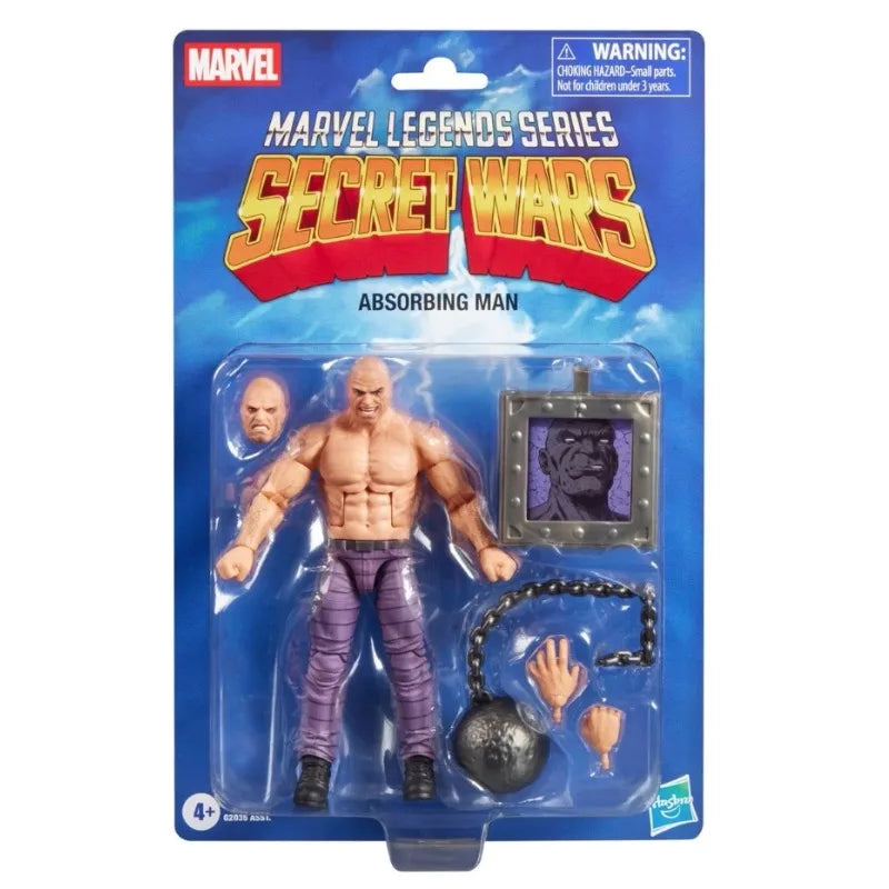 Hasbro Marvel Legends Series Secret Wars Spider-Man Alien Costume Falcon Daredevil Constrictor Absorbing Man Tarjeta coleccionable