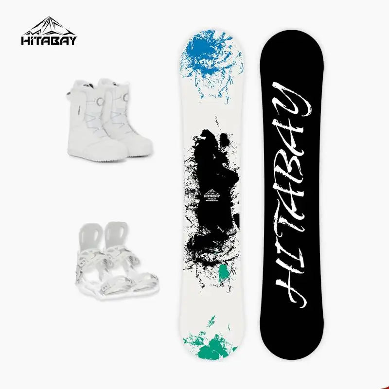 Tabla de snowboard para esquí, deportes de invierno al aire libre, en stock para adultos y niños, equipo de snowboard.