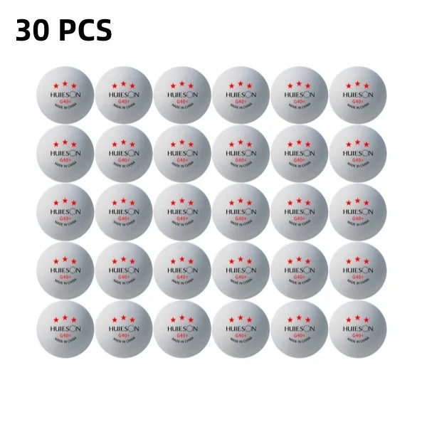 Huieson pelotas de Ping Pong profesionales de 3 estrellas ABS + nuevo Material pelotas de tenis de mesa para Robot de entrenamiento multibalas