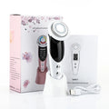 Dispositivo de Estiramiento Facial 7 en 1, microcorriente EMS, rejuvenecimiento de la piel, LED, masajeador reafirmante para el cuello, aparato de cuidado de belleza Facial