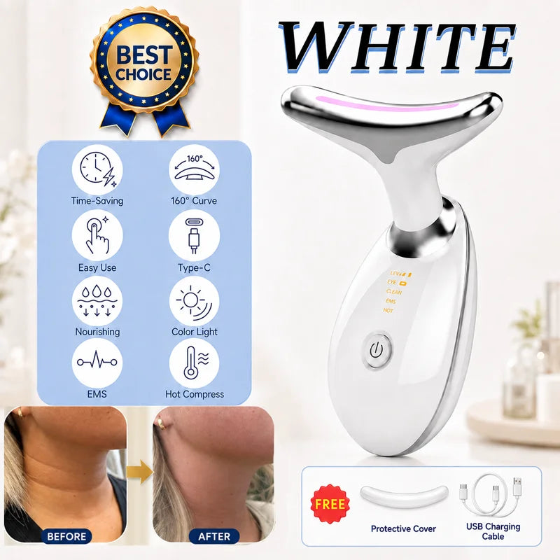 Removedor de Arrugas para Rostro y Cuello, Máquina de Lifting Facial y de Cuello, Dispositivo de Belleza para el Cuello, Máquina de Tensado de Piel