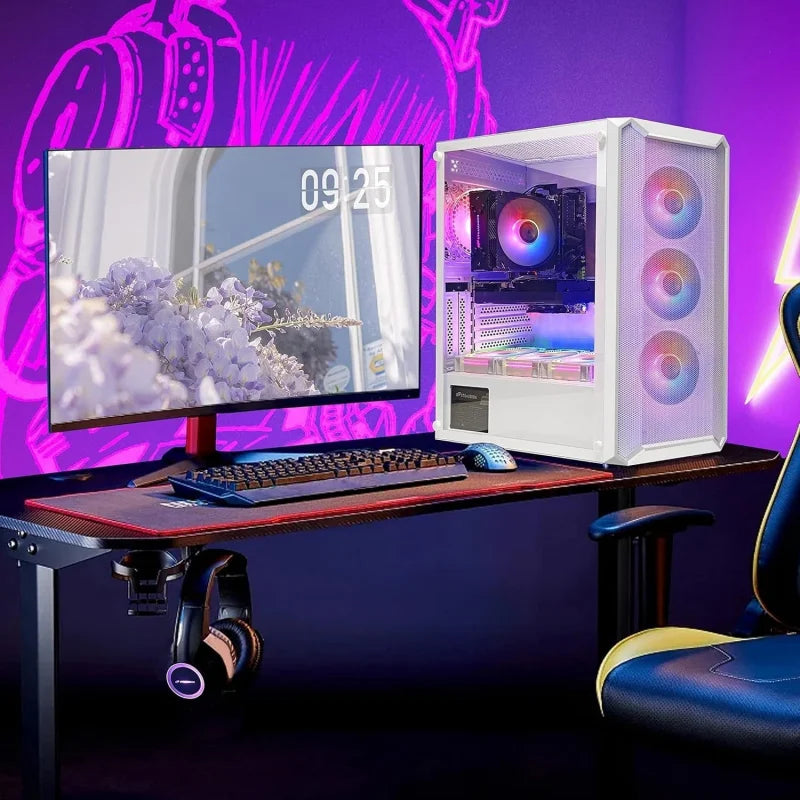 Computadora de escritorio para juegos, Core i7-10700F hasta 4.8G, GeForce RTX 3060Ti 8G, 32GB DDR4, 2TB SSD, WiFi, BT 5.0