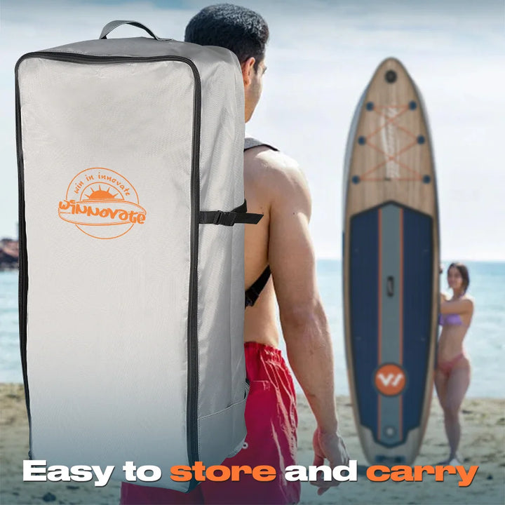 WNOVA W008 Tabla de Paddle Inflable Ultraligera 335*84*15 cm, Material PVC, Deportes Acuáticos para Adultos, Yoga, Pesca, Viajes, Surf, Tabla de Paddle Antideslizante