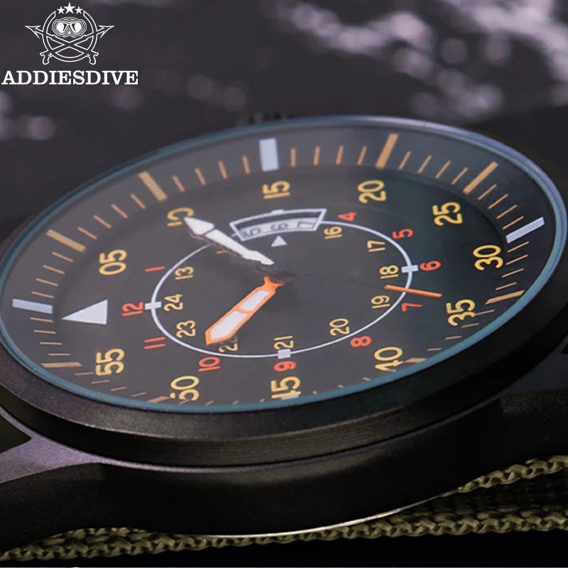 ADDIESDIVE Relojes de hombre de lujo luminosos, reloj de cuarzo para hombre, resistente al agua 50M con fecha
