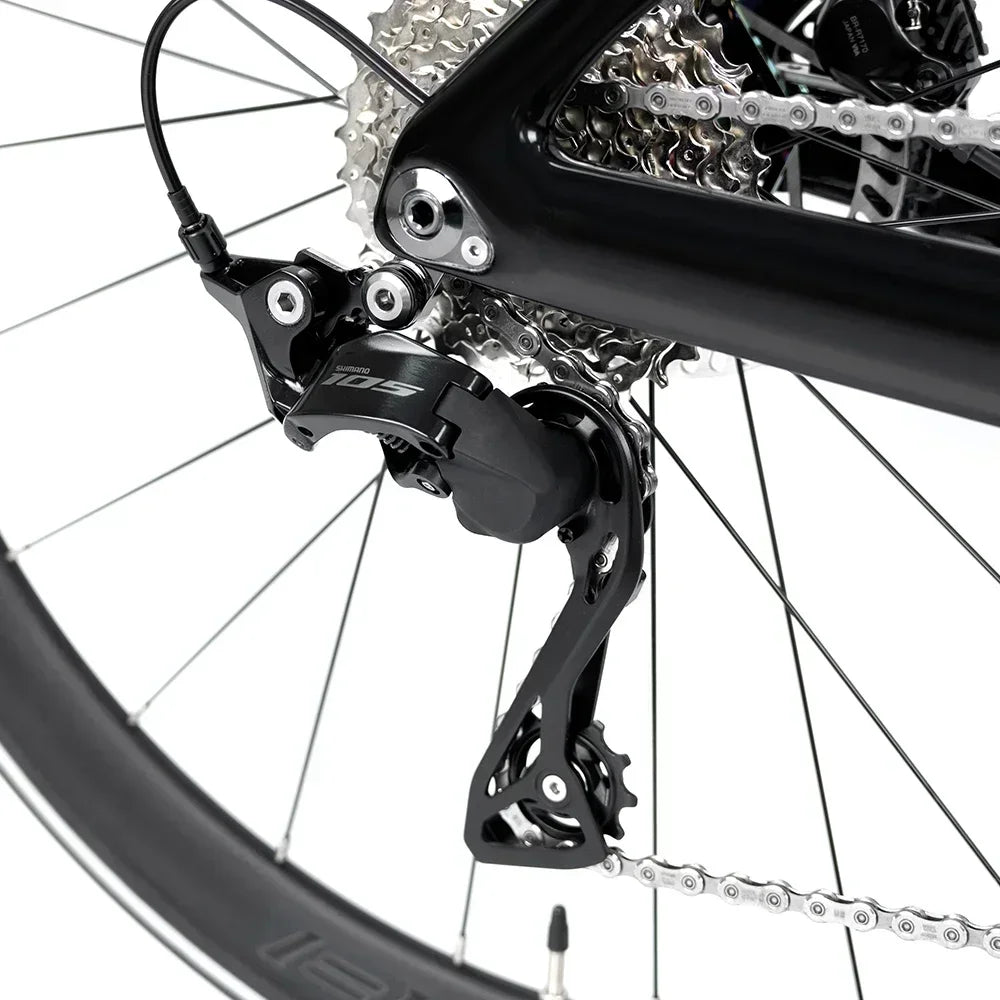 TWITTER T8pro 105 Kit R7120-24Speed Internal Cable Routing R7070 Oil Disc Brake bicycle Aerodynamic T800 Carbon Fiber Road Bike