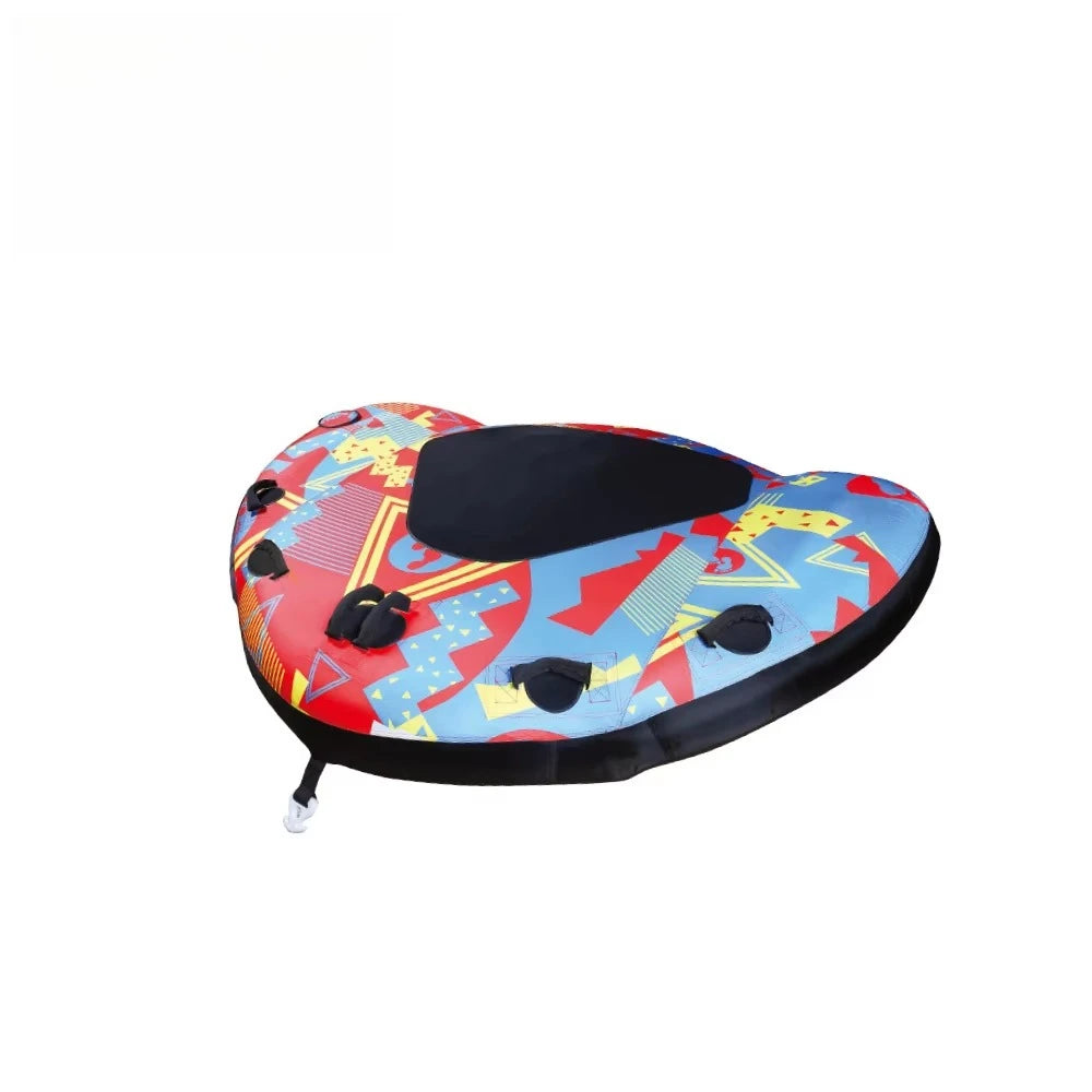 Tubo Inflable Remolcable, Juegos Acuáticos, Trineos de Nieve, Flotador para 4 Personas, Diversión en Lagos y Ríos