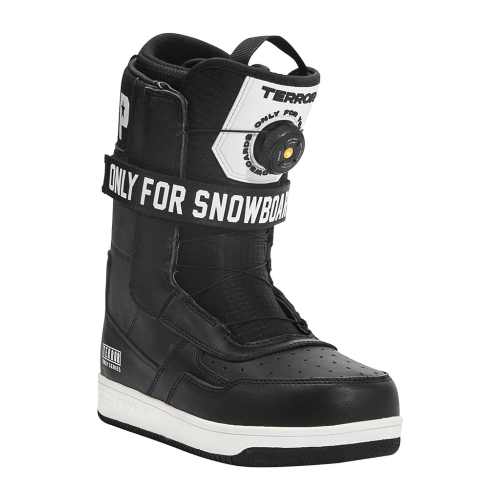Botas de Snowboard Personalizadas al por Mayor TERROR de Calzado Rápido para Hombre y Mujer, Botas de Nieve Impermeables para Freestyle y Todoterreno