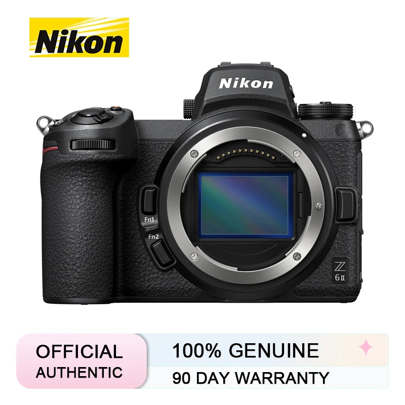【NUEVO】Cámara Nikon sin espejo Z6II, cámara digital de fotograma completo, cámara de video 4K UHD de 24.5MP para fotografía y videoblogs