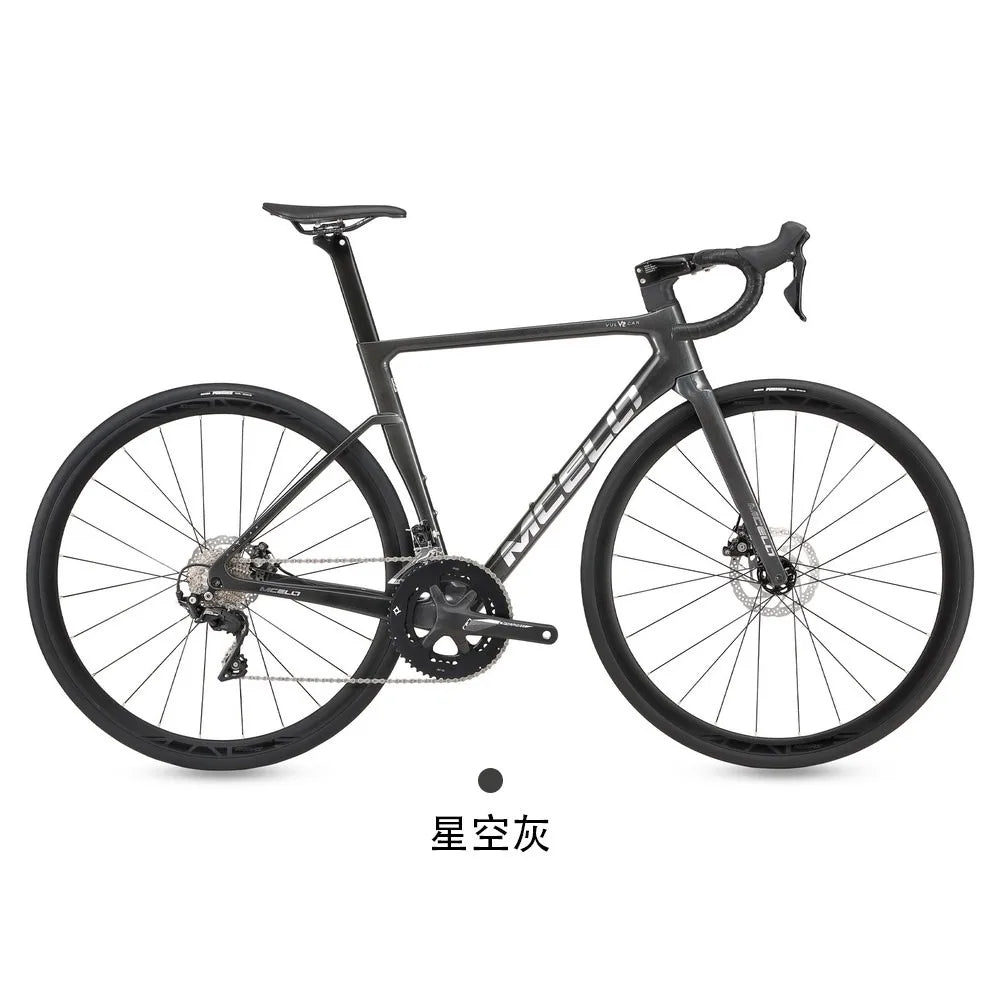 F, bicicleta de carretera YUZHE V2 Fleet de alta gama, ultraligera de 7,5 kg, 105 Di2 R7170-24S, fibra de carbono T800, freno de disco hidráulico, 700*28C