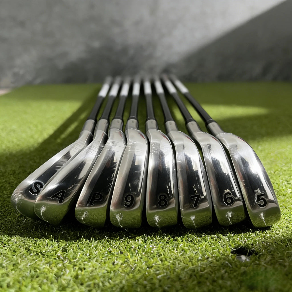 Juego de hierros de golf MP1200 para hombre, 5-9PAS (8 piezas), cubierta de cabeza de acero/grafito
