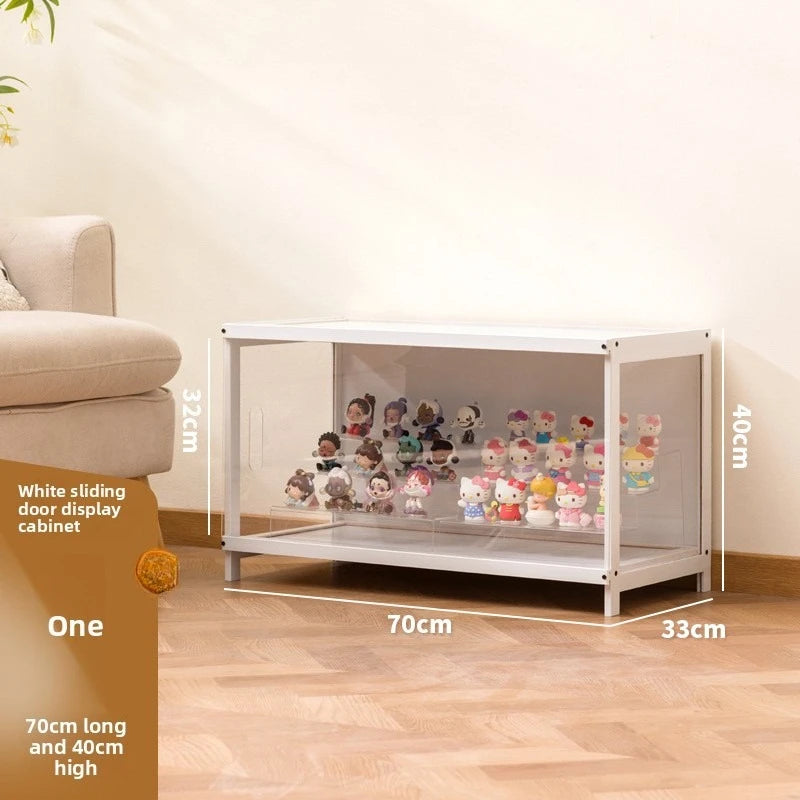 Vitrina expositora multifuncional para el hogar, caja transparente a prueba de polvo para modelos de juguete y figuras de colección (blind box)