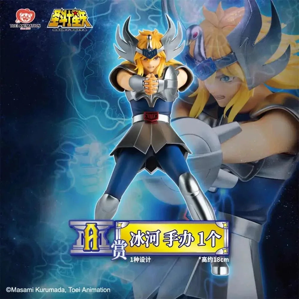 Nuevo en existencia: Figura de Bandai Saint Seiya, recompensa del primer sorteo, 3 juegos de figuras de Oro, Hyoga, Shun y Atenea, ideal para regalo