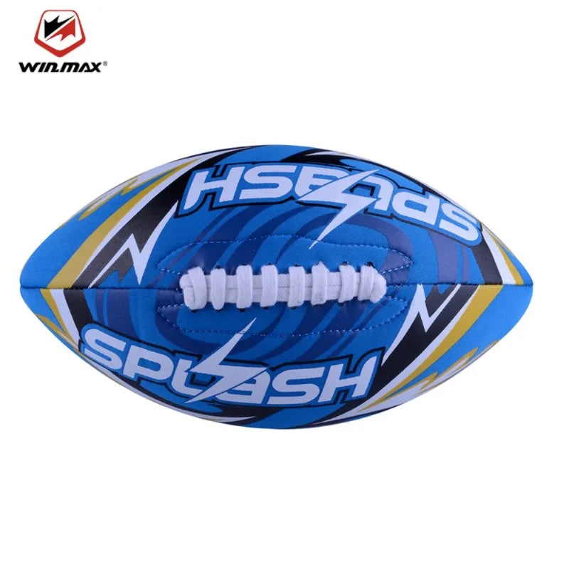 Balón de Fútbol Americano y Rugby Win.Max Lightning de Neopreno, Impermeable, para Playa y Deportes al Aire Libre