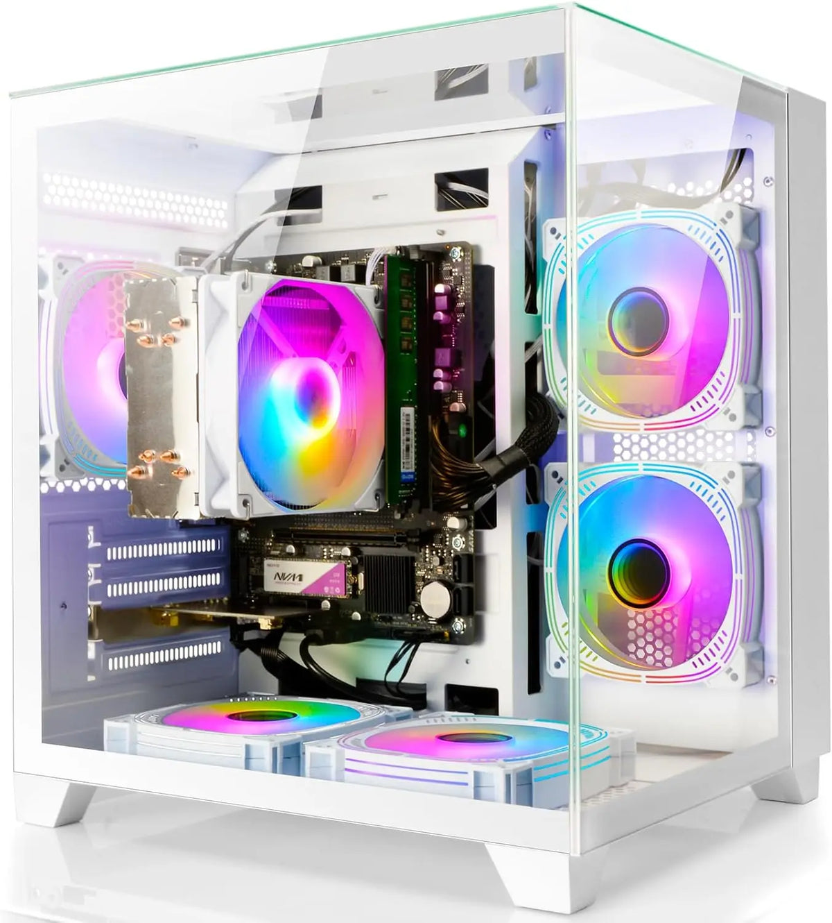 Envío Gratis PC Gaming ABS Orkan Aqua - Windows 11 - Intel i7 13700F - GeForce RTX 4060 Ti 8GB - DLSS 3.5 - Rendimiento con IA