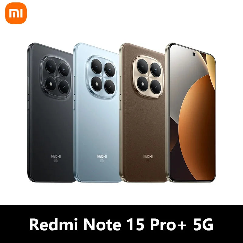 Xiaomi Redmi Note 15 Pro Plus 5G, NFC, 12+512GB, 6.83-inch 1.5K AMOLED Display, 120 Hz, 200 MP Camera, 6500 mAh Battery, IP68