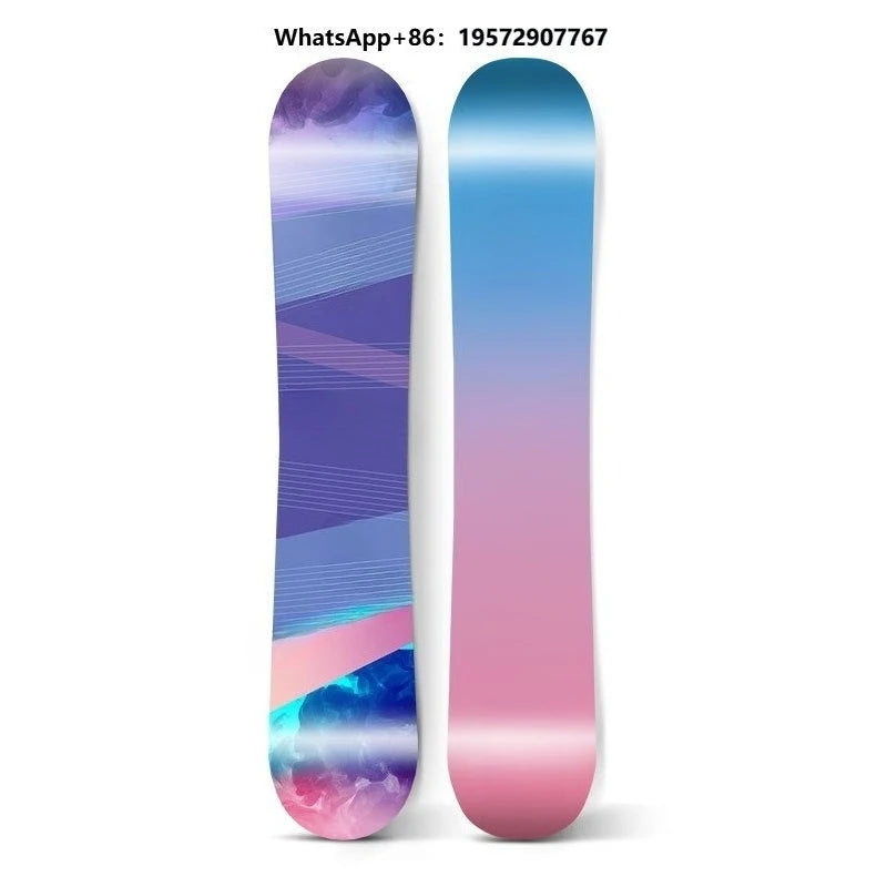Tabla de Snowboard de Invierno para Adultos, de Nivel Básico, de Madera de Álamo Blanca, Ecológica, Ligera, Duradera y Elástica, de 150 cm