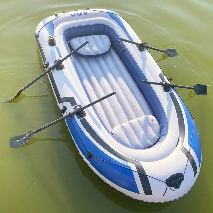 Bote Inflable Resistente para Pesca, Kayak de PVC Reforzado, Dinghy para Exteriores, Bote para Natación y Pesca con Cebo