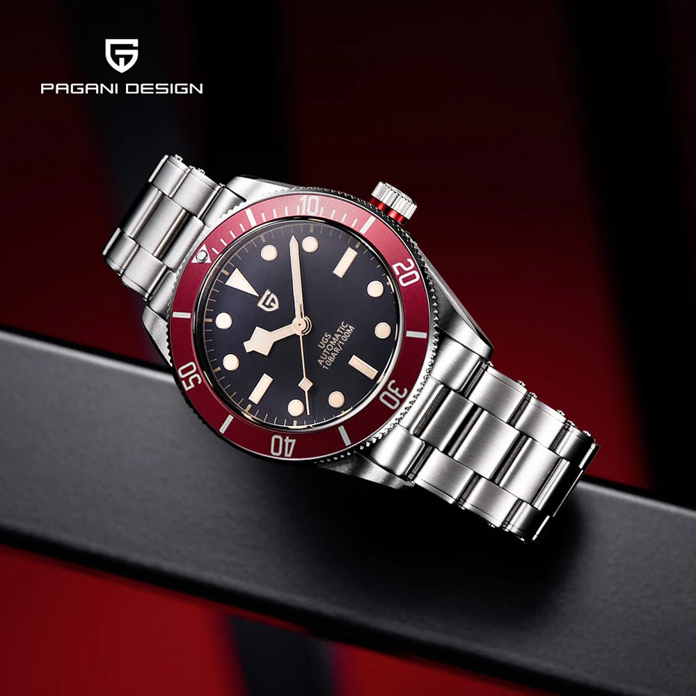Nuevo reloj mecánico para hombre PAGANI DESIGN V2 Retro 2025, reloj automático NH35 para hombre, reloj de lujo con cristal de zafiro AR y luminiscencia