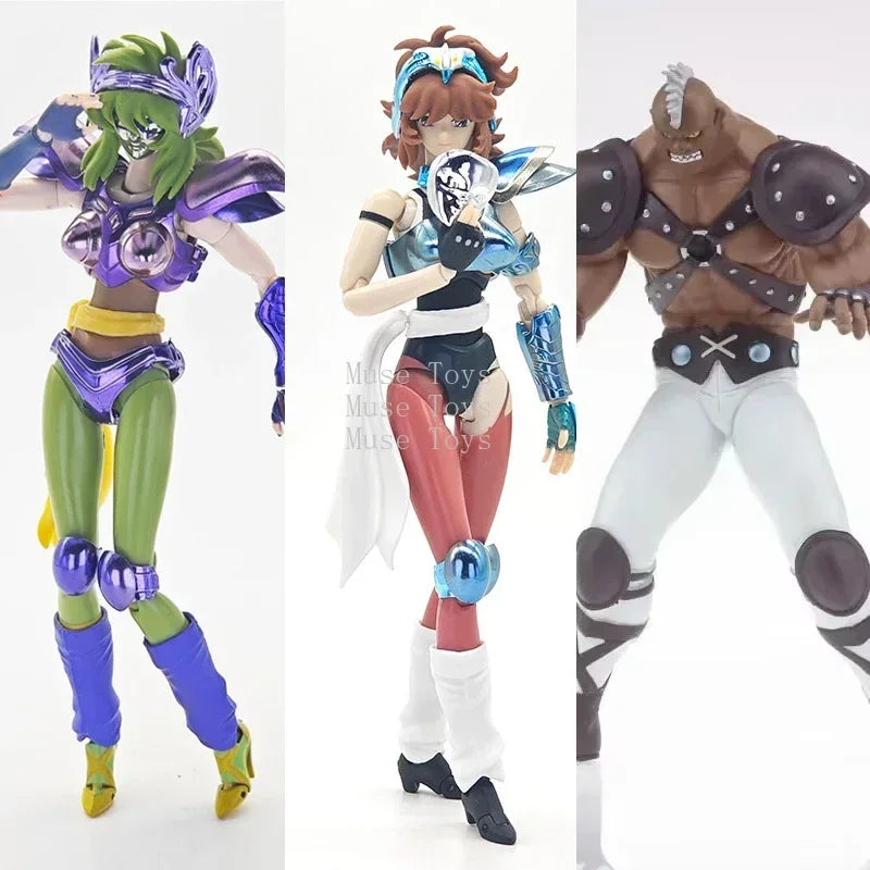 In Stock JM.MST Model Saint Seiya Myth Cloth EX Ophiuchus Shaina Eagle Marin Cashios Silver Knights of the Zodiac Action Figure