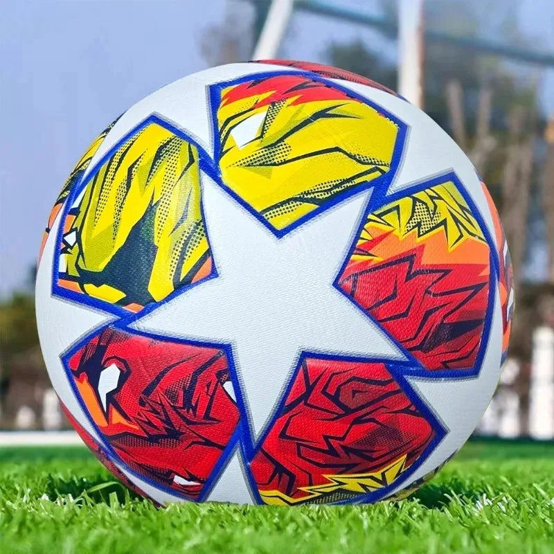 Pelotas De fútbol De alta calidad, tamaño oficial 5, Material De PVC, equipo De portería, juego De partido al aire libre, balón De entrenamiento De fútbol