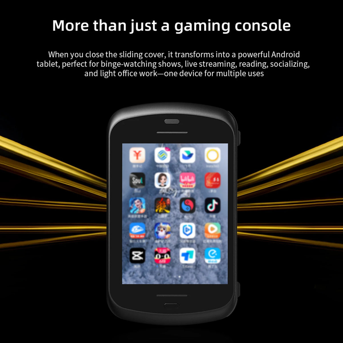 Anbernic RG Slide Video Handheld Game Console Android 4.7" HD LTPS In-Cell Multi-touch Screen 5500mAh Supports 1080p DP Out WIFI