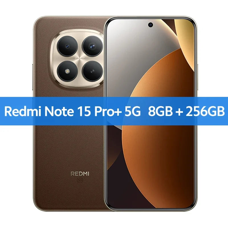 Global Version Redmi Note 15 Pro Plus 5G 1.5K CrystalRes Display 6.83-inch NFC Hz 200 MP Camera 6500mAh Battery IP68