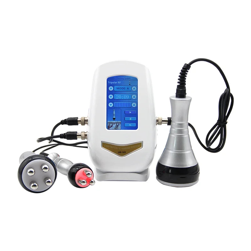 Venta al por mayor 40K cuerpo Facial radiofrecuencia masaje quemadura grasa pérdida de peso vibración masaje belleza dispositivo piel apretar cara cuidado de la piel