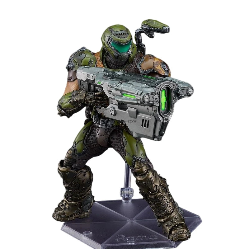 Figura de Acción Figma SP 140 Doom Slayer Eternal, Figura Articulada de PVC, Colección de Anime Destroy Warrior, Modelo Decorativo para Escritorio o Sala de Juegos