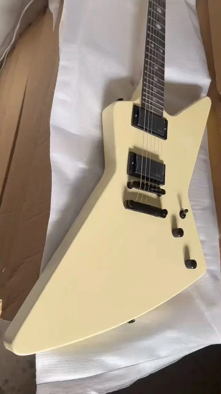 Guitarra Eléctrica Negra de 6 Cuerdas Personalizada ESP Explorer -250 II James Hetfield Explorer