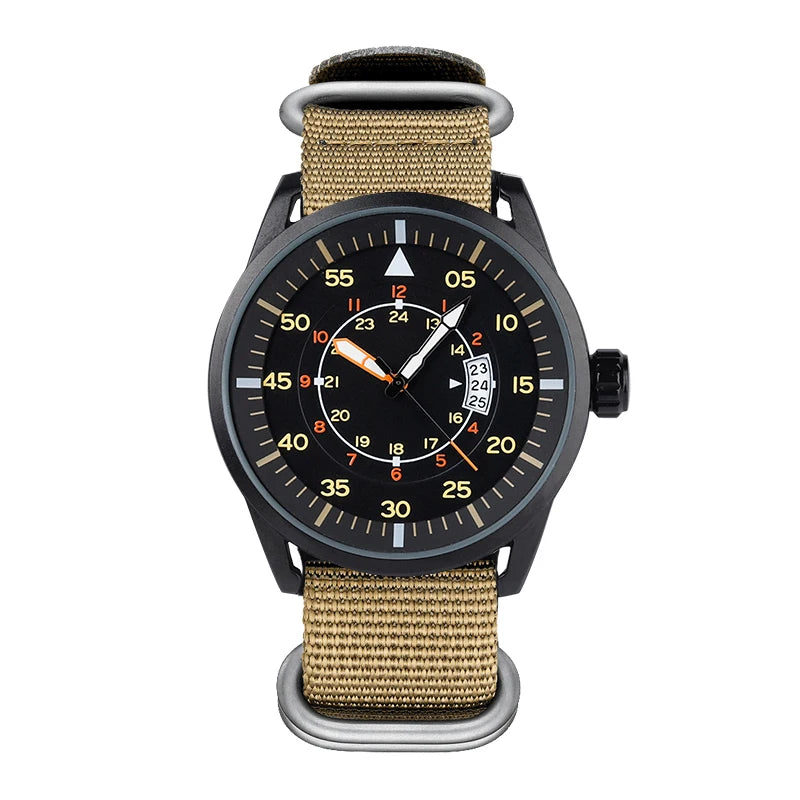 ADDIESDIVE Relojes de hombre de lujo luminosos, reloj de cuarzo para hombre, resistente al agua 50M con fecha