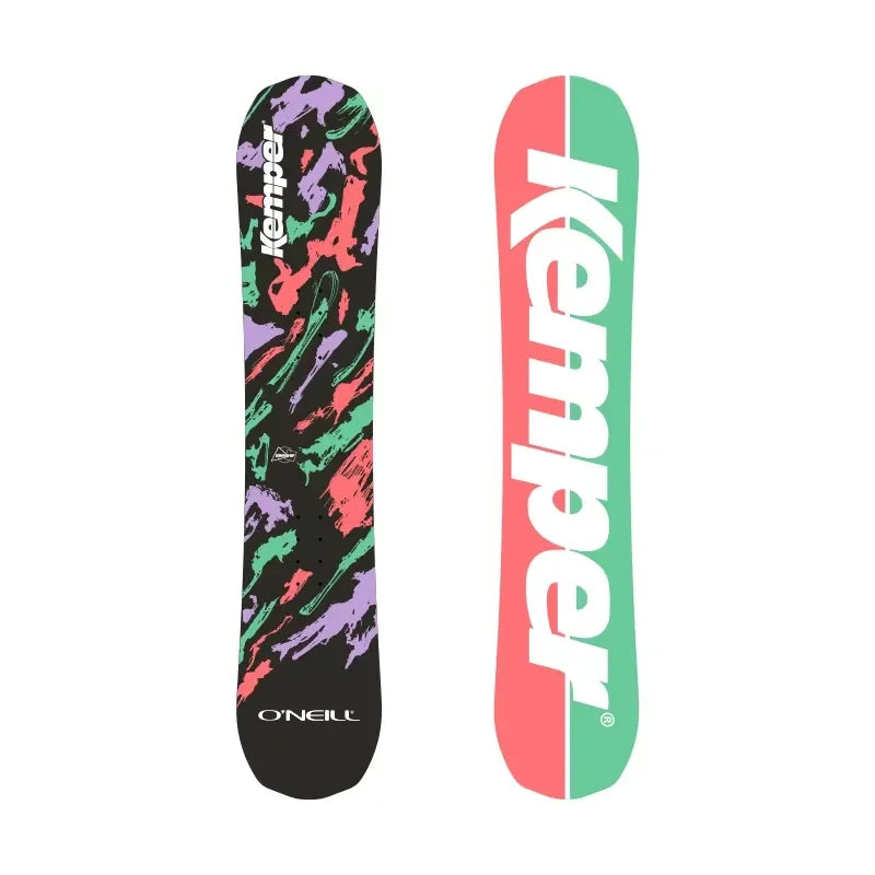 Paquete Completo de Snowboard Personalizado con Fijaciones, Impresión de Alta Calidad, Equipo Deportivo de Invierno para Hombres y Mujeres, Nuevo Diseño