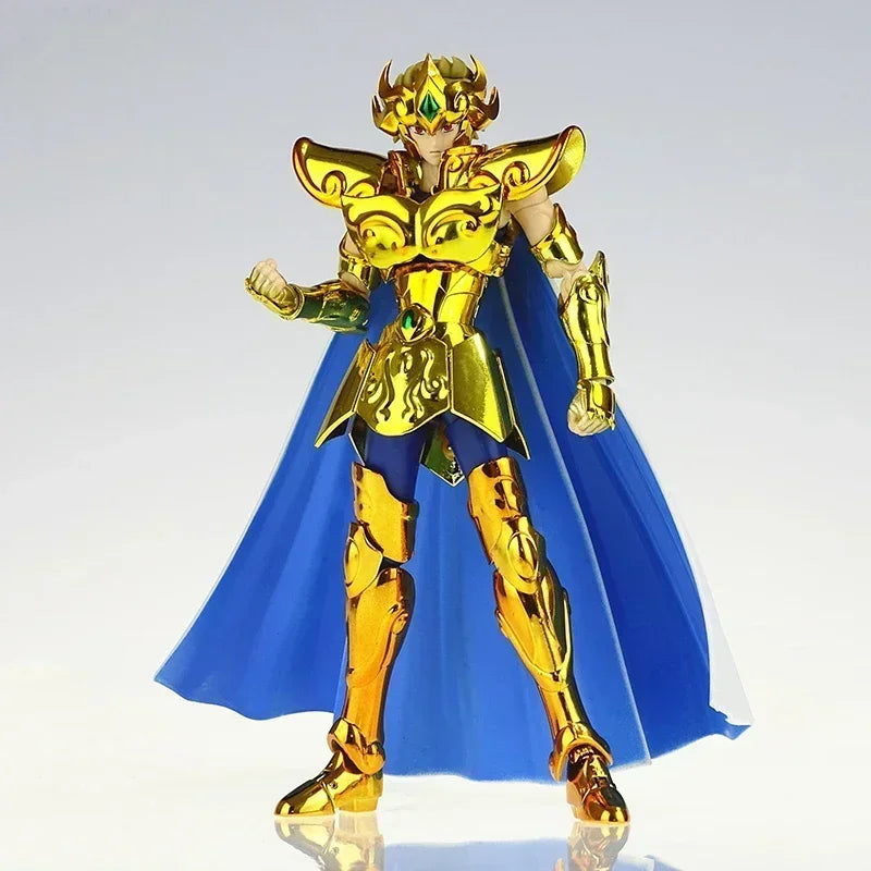 En stock: Figuras de acción de los Caballeros de Oro de Saint Seiya Myth Cloth EX: Capricornio Shura / Leo Aiolia / Aries Mu / Libra Dohko / Virgo