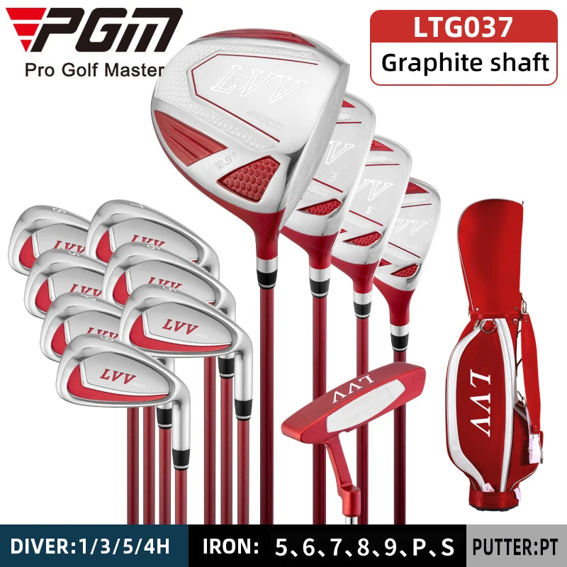 Juego de golf para mujer PGM, fabricante mayorista de palos de golf, juego completo para mujeres