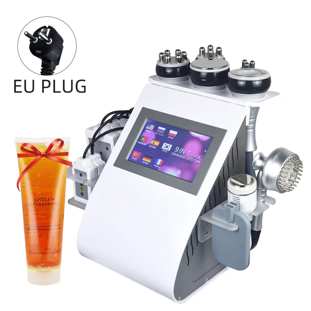Máquina de cavitación ultrasónica 9 en 1 40K KIM 8, láser de grasa al vacío, adelgazamiento, quema de grasa, lifting, reafirmación de la piel, hidroterapia corporal, novedades del almacén alemán